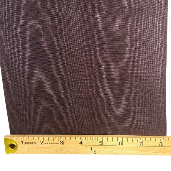 ZARA Textured Straight Statement Leg Pants Burgundy Brown Medium - Picture 12 of 14